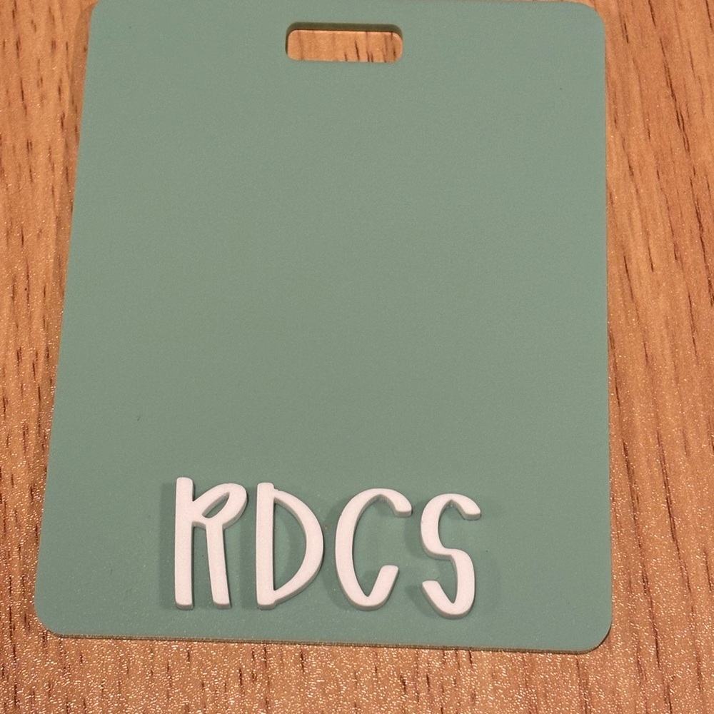 Personalized badge tag